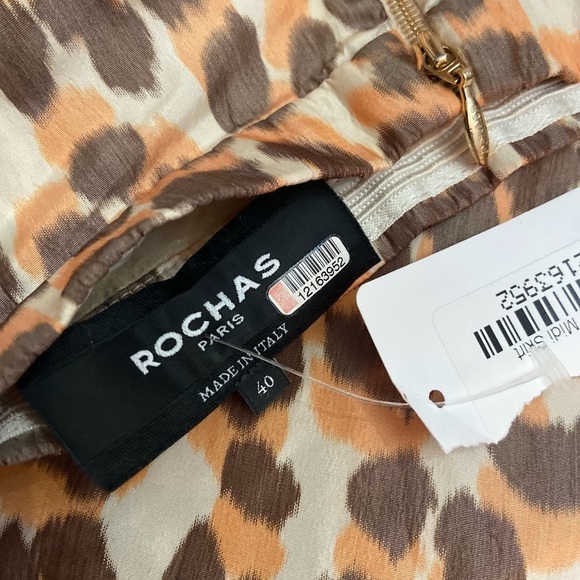 Rochas leopard fitted Midi pencil skirt 17152 - Picture 8 of 14